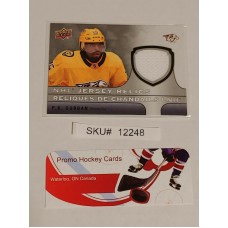 PK Subban Jersey Relics 2018-19 Tim Hortons Upper Deck NHL J-PK SKU#12248